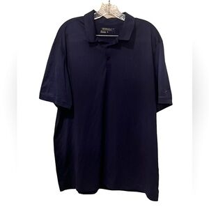 Nike golf tour performance dri-fit navy blue polo shirt
